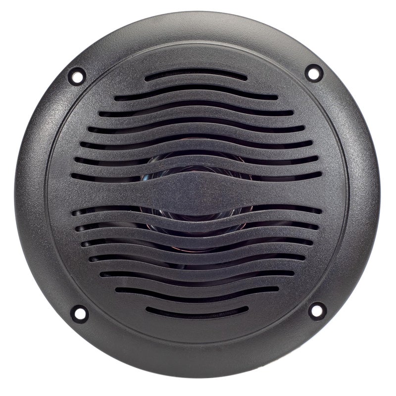 Magnadyne 5-inch Water Resistant Outdoor Speakers, Dual Cone, 25W Peak Power, Marine and RV Compatible (Black) - Image 2